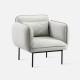 ADAMS Single Sofa, Light Grey ADAMS Single Sofa, Light Grey